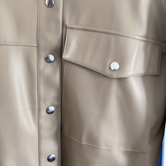 Vero Moda faux leather shacket - Picture 2 of 5